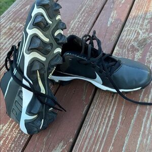 Nike Vapor Black and White Cleats